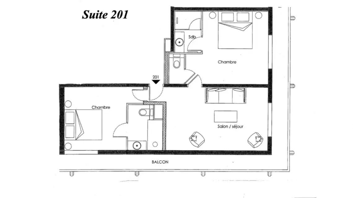 room 201 plan